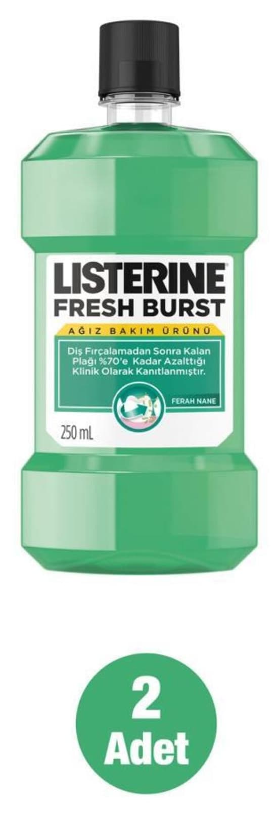 مایع دهانشویه Listerine Fresh Burst 250ml×2 مایع دهانشویه Listerine Fresh Burst 250ml×2