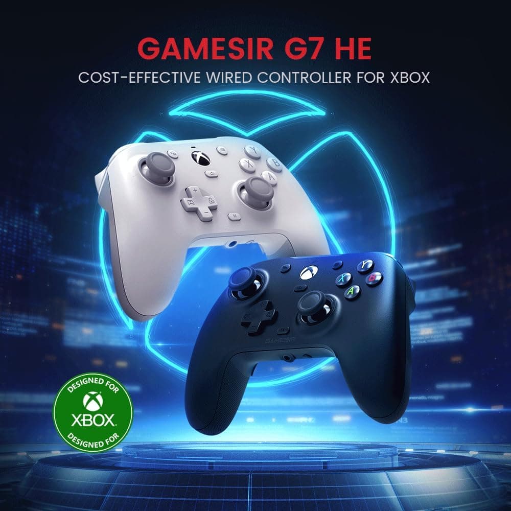 دسته بازی سیمی Xbox GameSir با جویاستیکهای Hall Effect مدل G7 HE دسته بازی سیمی Xbox GameSir با جویاستیکهای Hall Effect مدل G7 HE