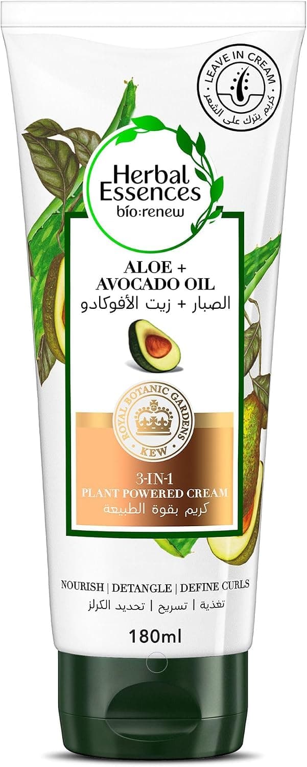 شامپو و نرمکننده موهای فر Herbal Essences بدون سولفات با آلوئهورا و روغن آووکادو 400ml شامپو و نرمکننده موهای فر Herbal Essences بدون سولفات با آلوئهورا و روغن آووکادو 400ml