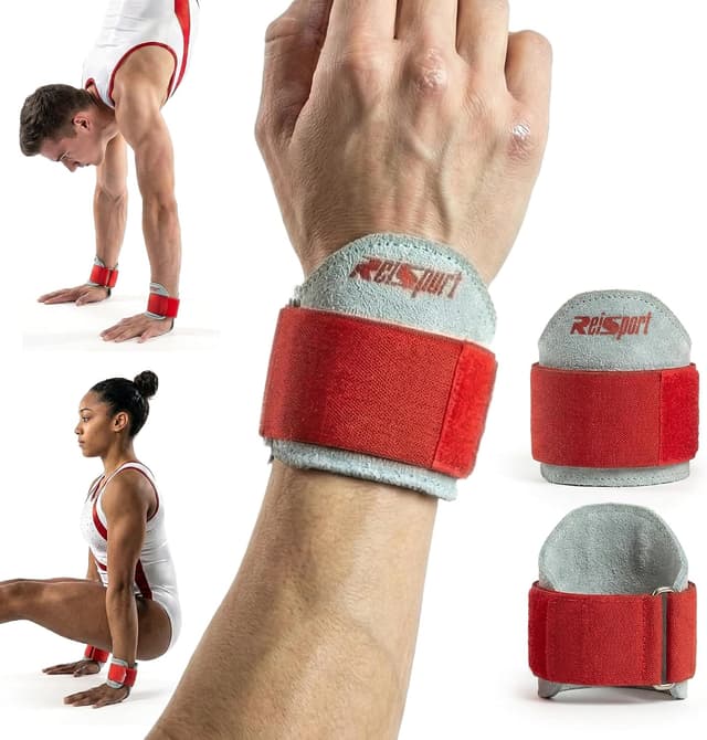 مچبند ژیمناستیک یونیسکس Reisport چرمی تکسایز با بست چسبی مچبند ژیمناستیک یونیسکس Reisport چرمی تکسایز با بست چسبی