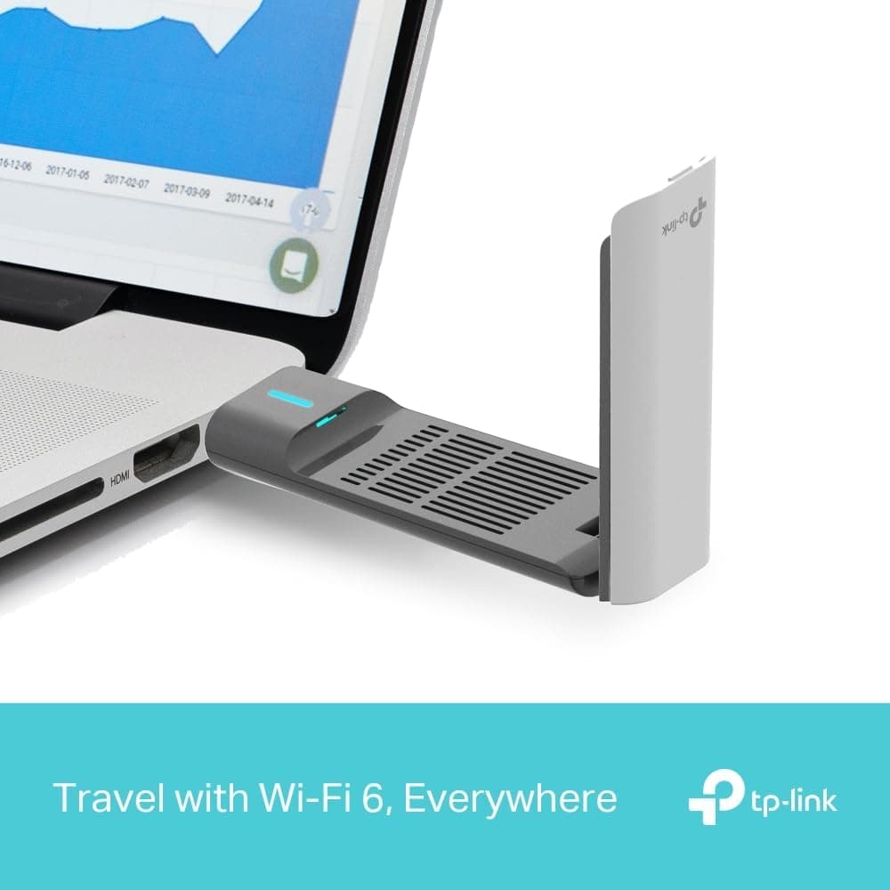 آداپتور USB دو بانده TP-Link با Wi-Fi 6، AX3000Mbps، USB 3.0، WPA3، Beamforming و MU-MIMO مدل Archer TX50UH آداپتور USB دو بانده TP-Link با Wi-Fi 6، AX3000Mbps، USB 3.0، WPA3، Beamforming و MU-MIMO مدل Archer TX50UH