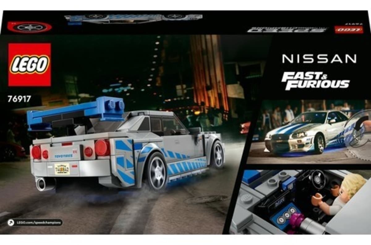 لگو Speed Champions Fast & Furious Nissan Skyline GT-R (R34) مدل 76917 لگو Speed Champions Fast & Furious Nissan Skyline GT-R (R34) مدل 76917