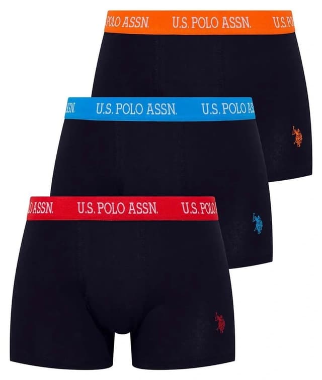 باکسر مردانه U.S. Polo Assn. سرمهای 3 عددی باکسر مردانه U.S. Polo Assn. سرمهای 3 عددی