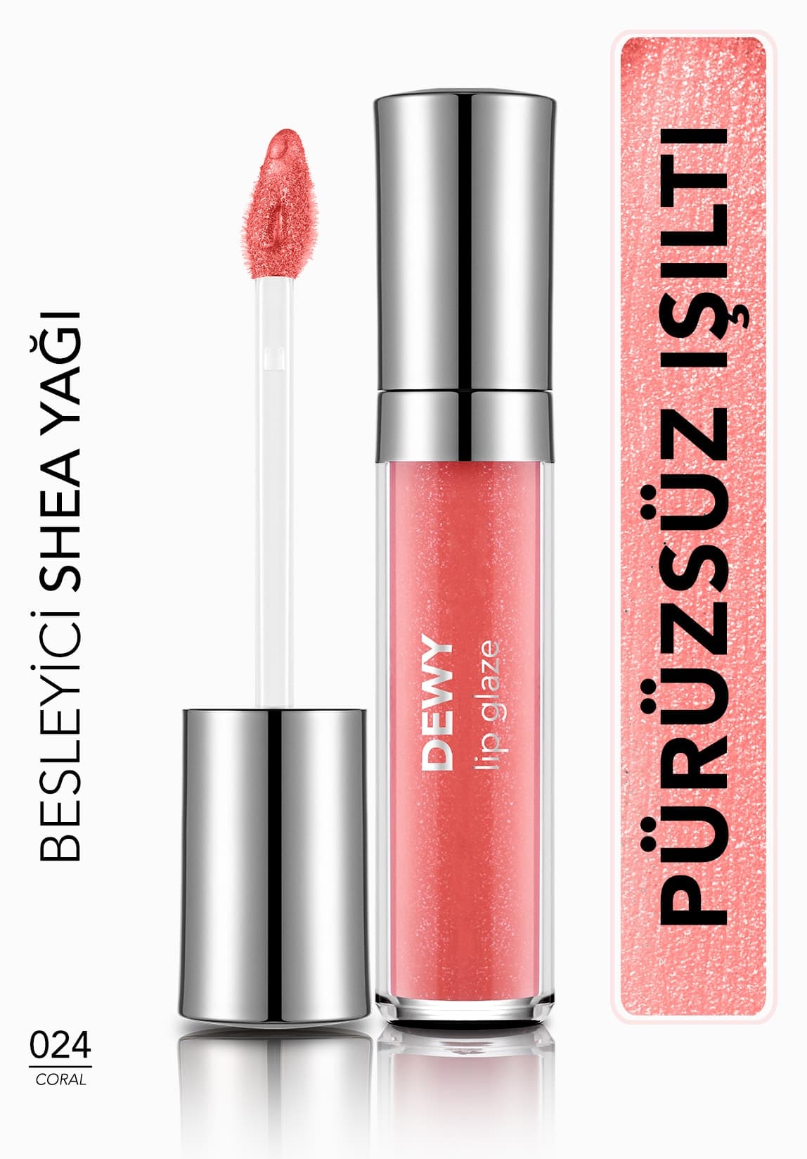 براقکننده لب Flormar مدل Dewy Lip Glaze مرطوبکننده نیمهشفاف صورتی ملایم 014 براقکننده لب Flormar مدل Dewy Lip Glaze مرطوبکننده نیمهشفاف صورتی ملایم 014