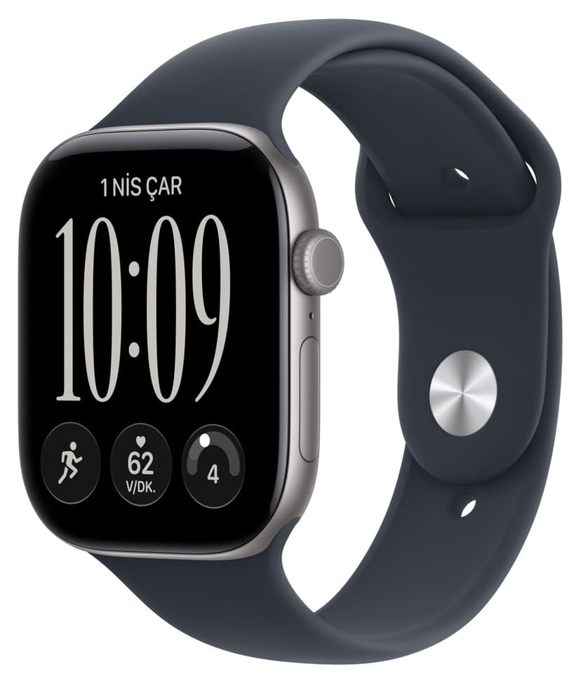 ساعت هوشمند Apple Watch Series 12 GPS 42mm آلومینیومی خاکستری اسپیس بند سرمهای S/M ساعت هوشمند Apple Watch Series 12 GPS 42mm آلومینیومی خاکستری اسپیس بند سرمهای S/M