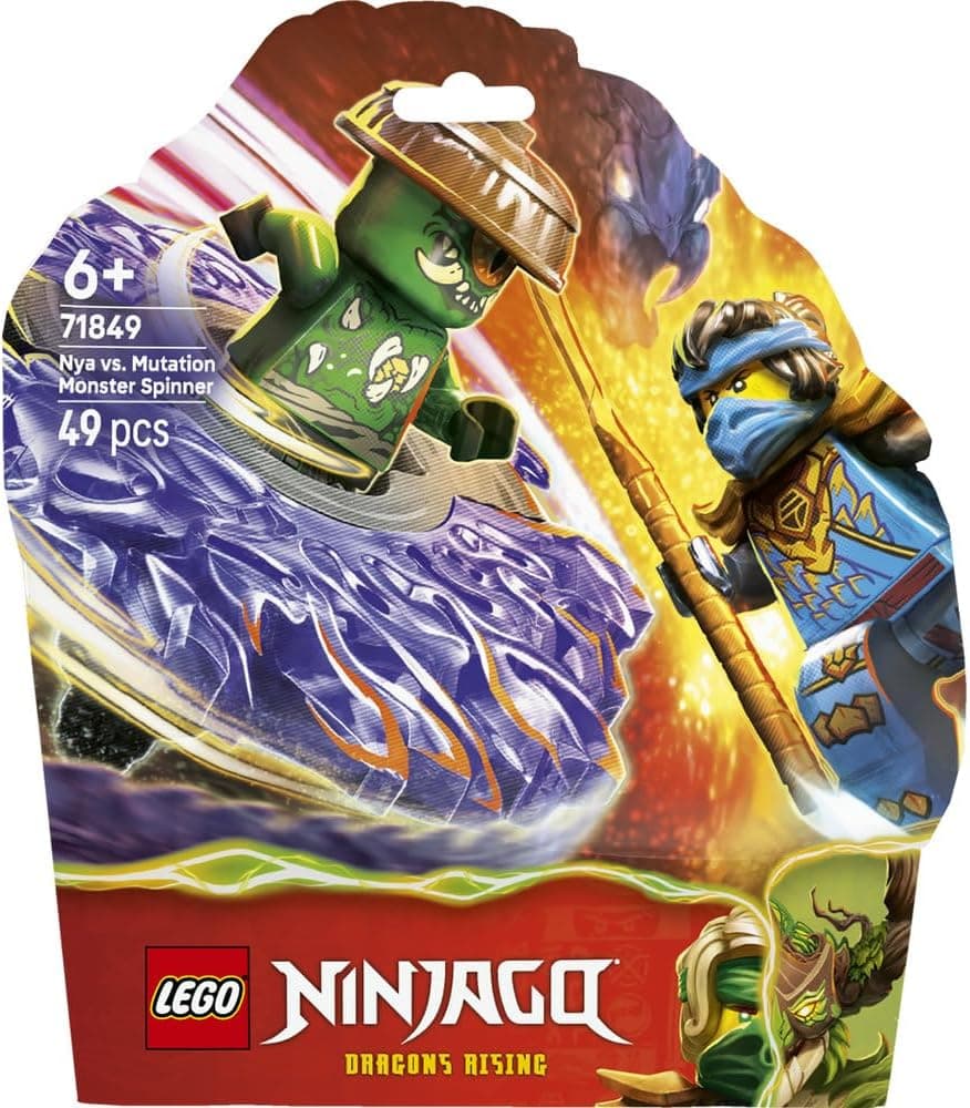 لگو NINJAGO ست اسباببازی مدل Nya vs. Mutation Monster Spinner 71849 لگو NINJAGO ست اسباببازی مدل Nya vs. Mutation Monster Spinner 71849
