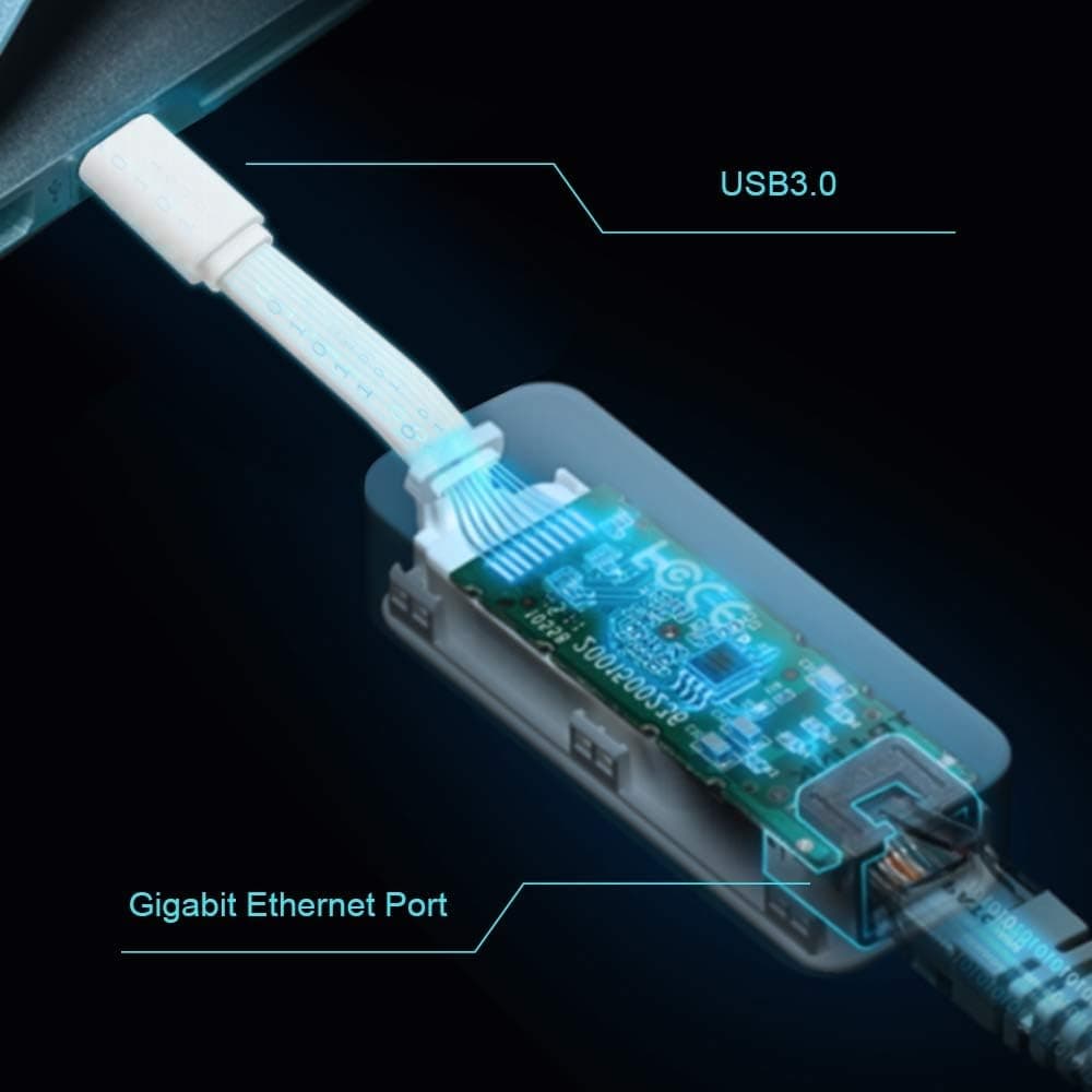 مبدل شبکه اترنت گیگابیتی USB Type-C به RJ45 TP-Link مدل UE300C مبدل شبکه اترنت گیگابیتی USB Type-C به RJ45 TP-Link مدل UE300C