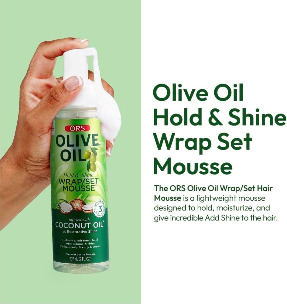 موس مو ORS روغن زیتون مدل WRAP/SET 7 Fl Oz موس مو ORS روغن زیتون مدل WRAP/SET 7 Fl Oz