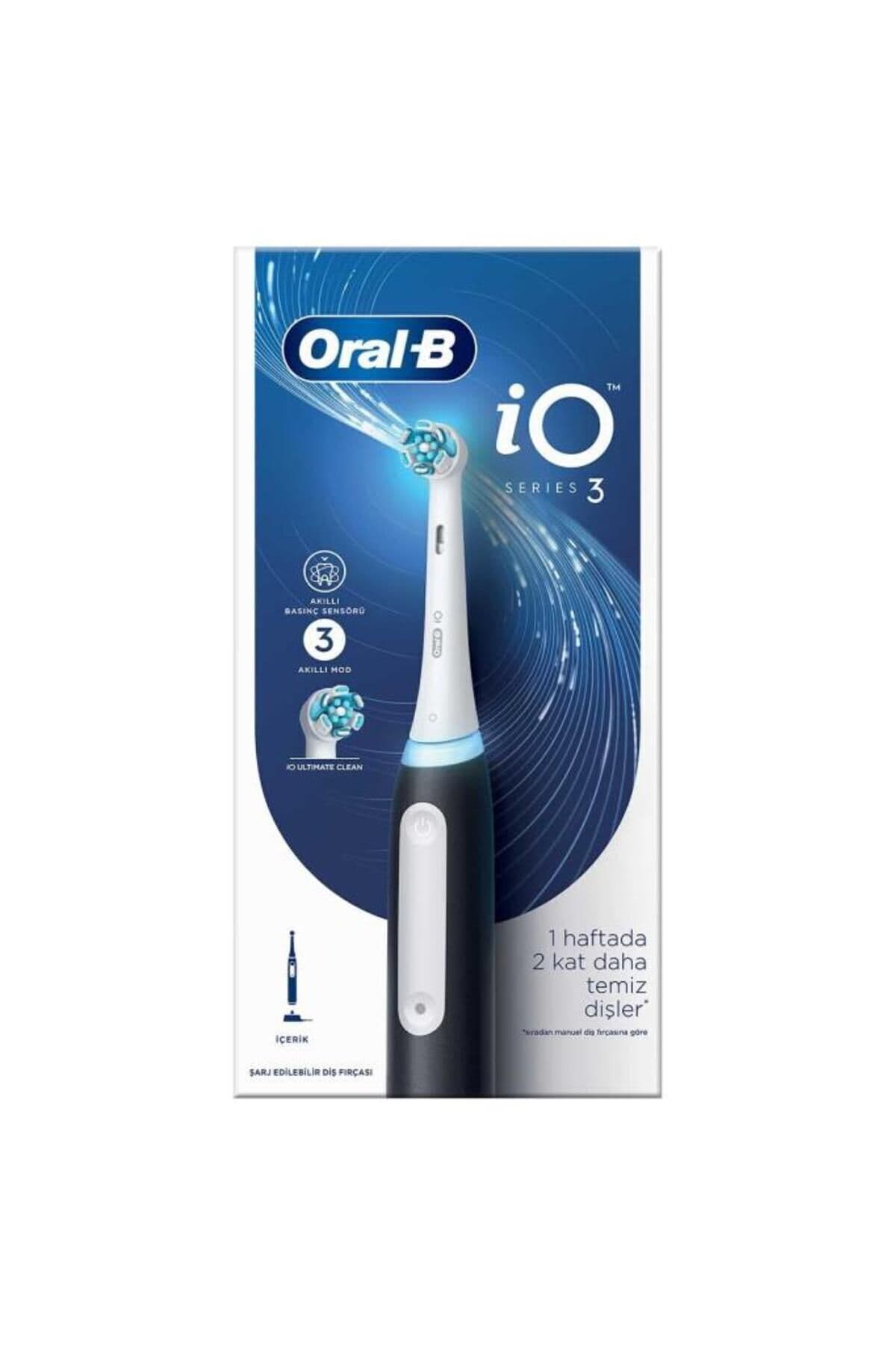 مسواک برقی شارژی Oral-B مشکی مدل iO 3 مسواک برقی شارژی Oral-B مشکی مدل iO 3