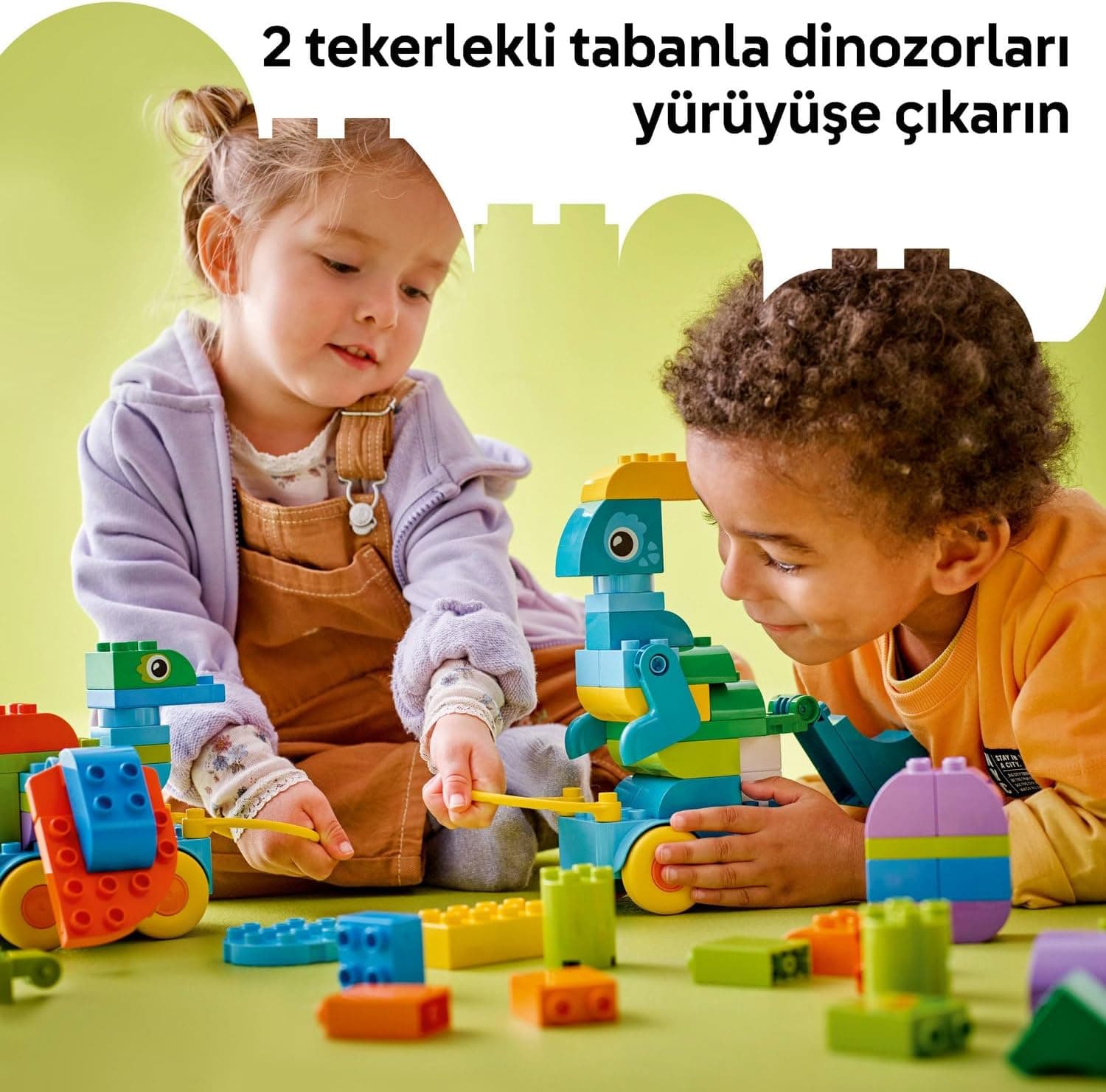 لگو DUPLO دایناسورهای چرخدار ۳ در ۱ مدل 10451 لگو DUPLO دایناسورهای چرخدار ۳ در ۱ مدل 10451