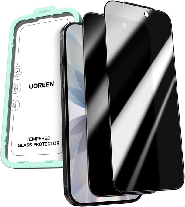 محافظ صفحه نمایش UGREEN حریم خصوصی 9H برای iPhone 17 Air بسته 2 تایی محافظ صفحه نمایش UGREEN حریم خصوصی 9H برای iPhone 17 Air بسته 2 تایی