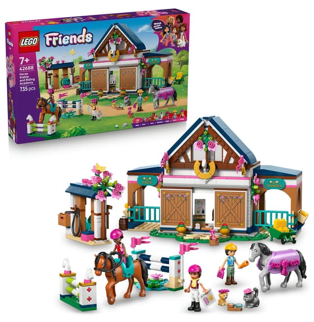 لگو 42688 Friends برای 7+ سال اصطبل و آکادمی سوارکاری، 735 قطعه لگو 42688 Friends برای 7+ سال اصطبل و آکادمی سوارکاری، 735 قطعه