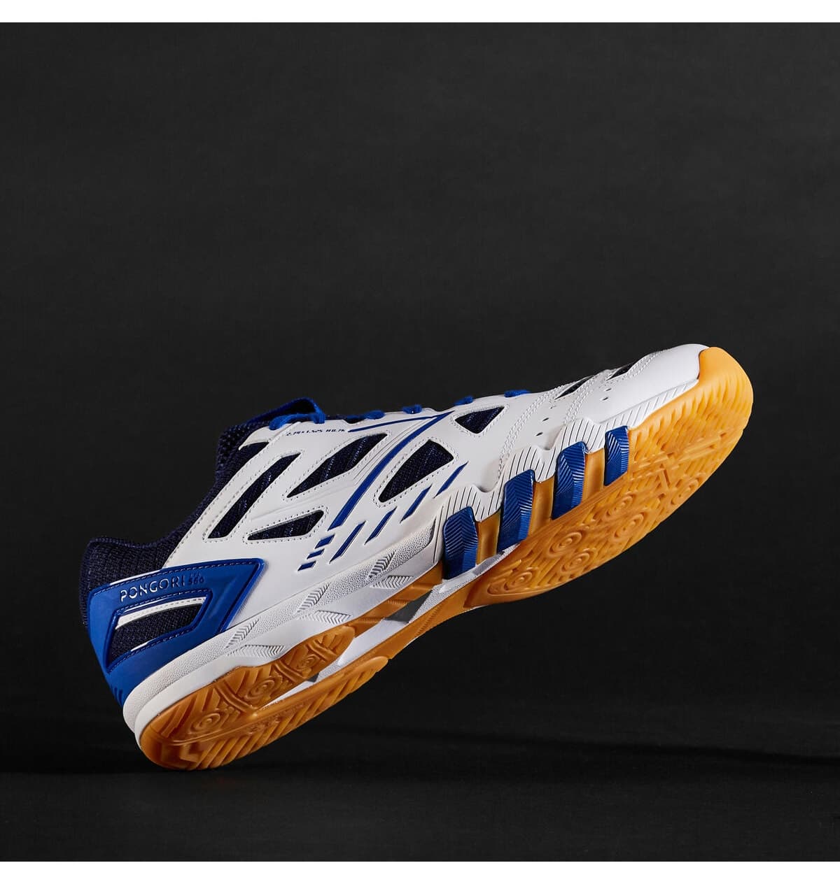 کفش تنیس روی میز زنانه Decathlon Pongori آبی/سفید مدل TTS 560 کفش تنیس روی میز زنانه Decathlon Pongori آبی/سفید مدل TTS 560