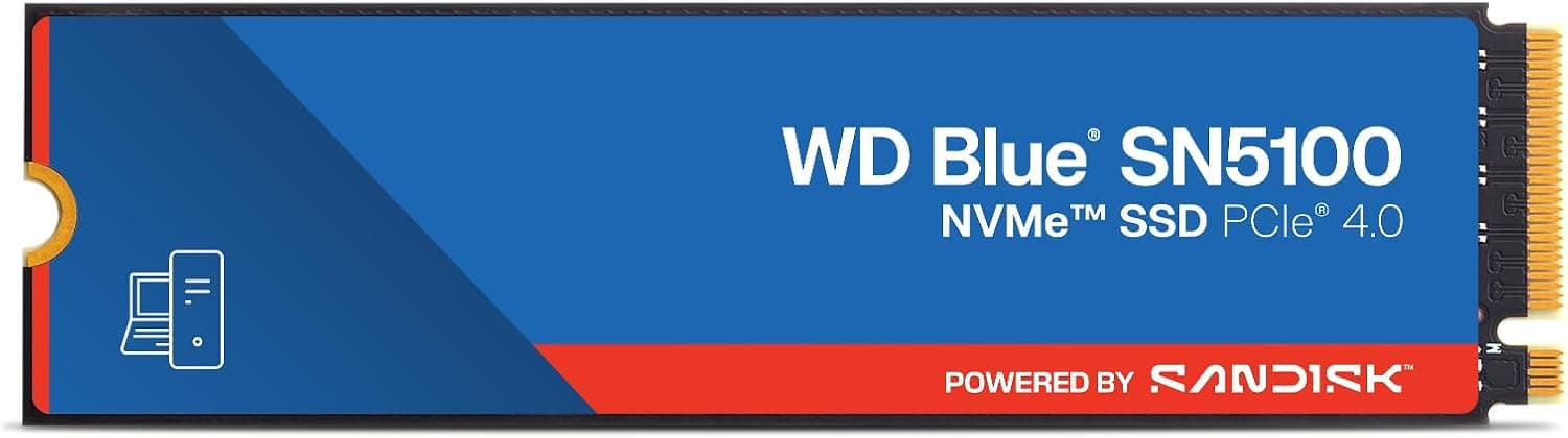 SSD اینترنال 500GB SANDISK WD Blue SN5100 با رابط NVMe مدل WDS500G5B0E SSD اینترنال 500GB SANDISK WD Blue SN5100 با رابط NVMe مدل WDS500G5B0E