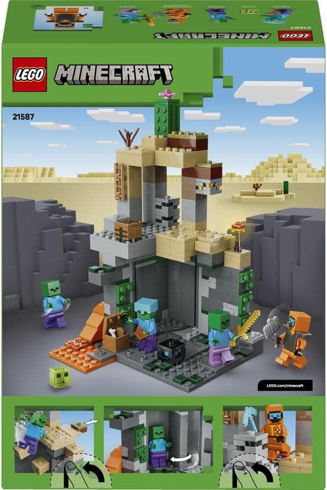 لگو Minecraft Zombie Dungeon مدل 21587 لگو Minecraft Zombie Dungeon مدل 21587