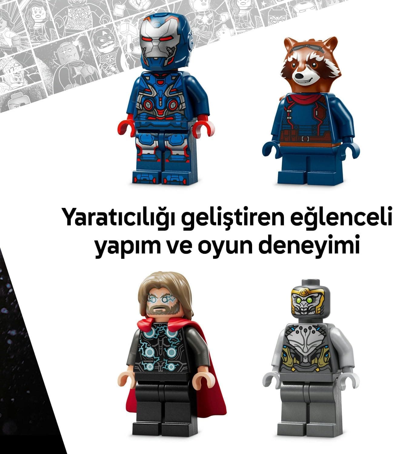 لگو Marvel Avengers Endgame Thor در برابر Chitauri مدل 76322 لگو Marvel Avengers Endgame Thor در برابر Chitauri مدل 76322