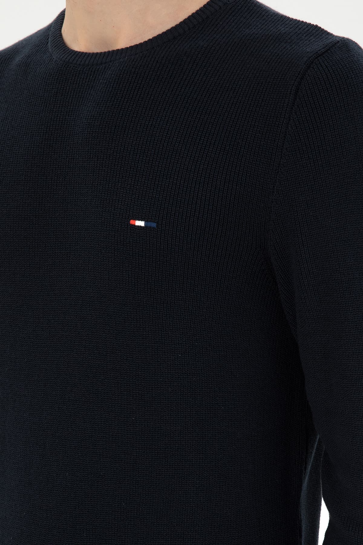 پلیور مردانه U.S. Polo Assn. فیت اسلیم یقه گرد سرمهای مدل 50298282-VR033 پلیور مردانه U.S. Polo Assn. فیت اسلیم یقه گرد سرمهای مدل 50298282-VR033