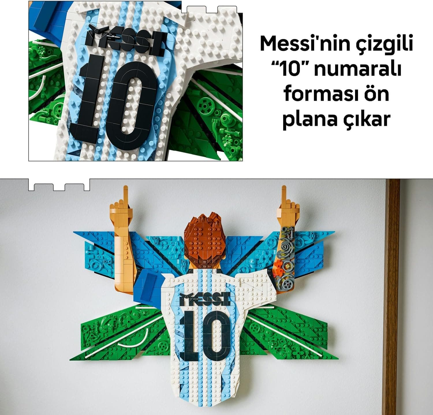 لگو Editions Lionel Messi جشن مدل 43018 لگو Editions Lionel Messi جشن مدل 43018