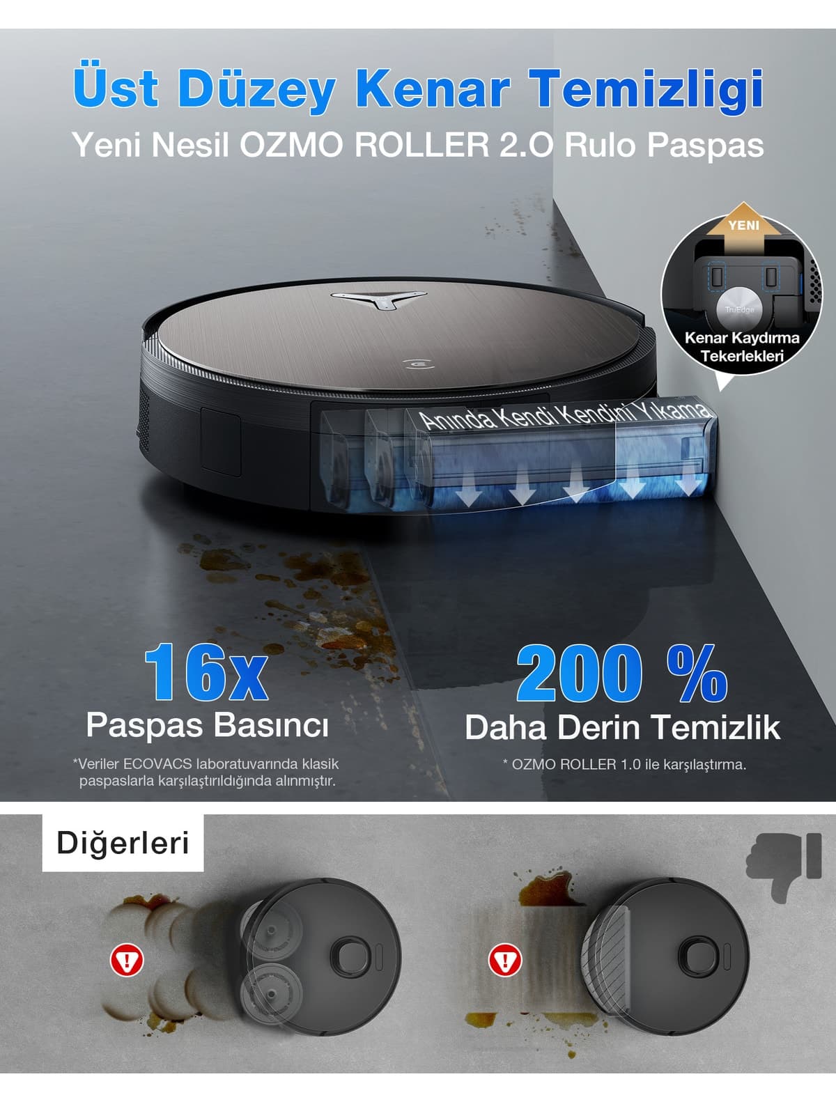 جاروب رباتی Ecovacs با 2 عدد محلول 1 Lt مدل Deebot X11 OmniCyclone جاروب رباتی Ecovacs با 2 عدد محلول 1 Lt مدل Deebot X11 OmniCyclone