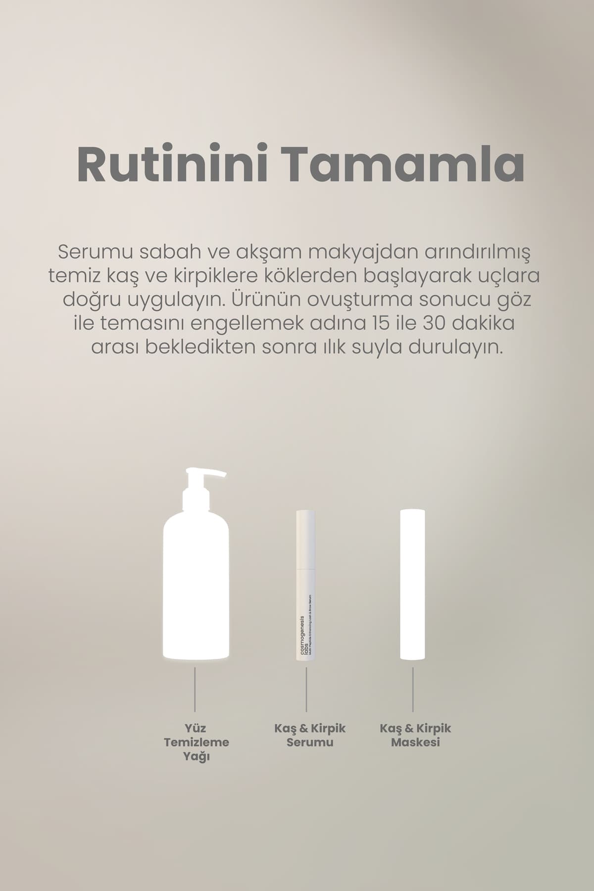 سرم تقویتکننده ابرو و مژه Cosmogenesis Labs آبپایه مغذی وگان 3ml (%1 BİOTİN، %1 PEPTİT) سرم تقویتکننده ابرو و مژه Cosmogenesis Labs آبپایه مغذی وگان 3ml (%1 BİOTİN، %1 PEPTİT)