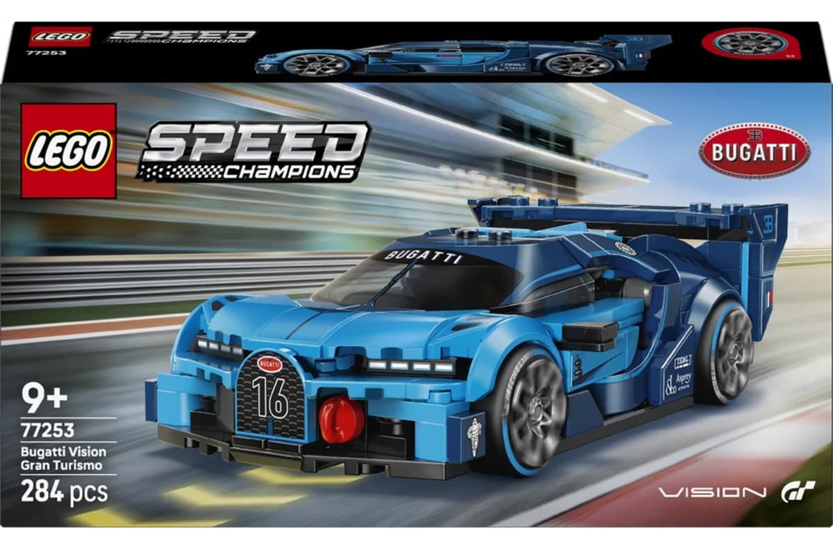 لگو Speed Champions Bugatti Vision Gran Turismo ماشین مناسب 9+ سال مدل 77253، 284 قطعه لگو Speed Champions Bugatti Vision Gran Turismo ماشین مناسب 9+ سال مدل 77253، 284 قطعه