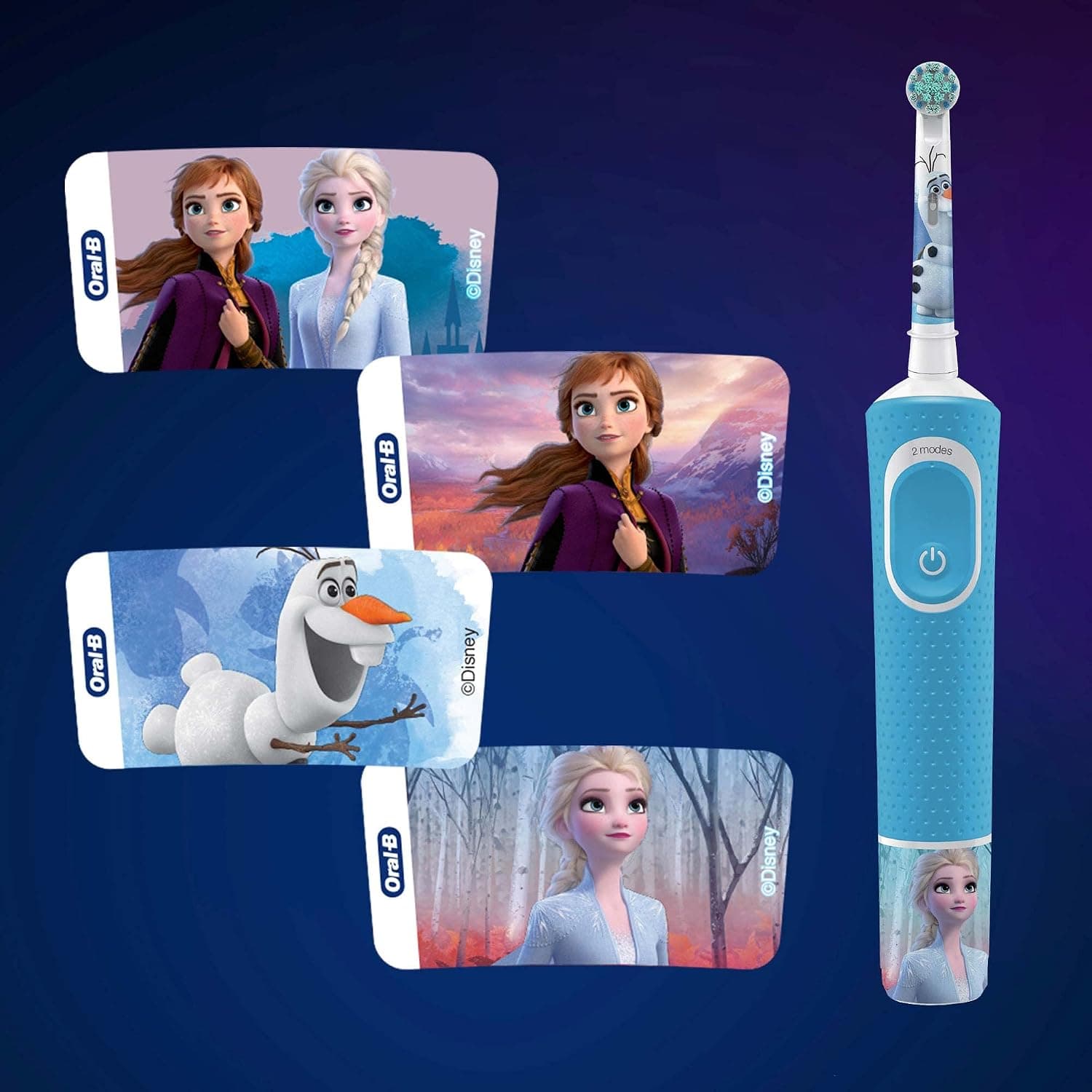 مسواک برقی کودک Oral-B Frozen مدل D100 بسته آغازین مسواک برقی کودک Oral-B Frozen مدل D100 بسته آغازین