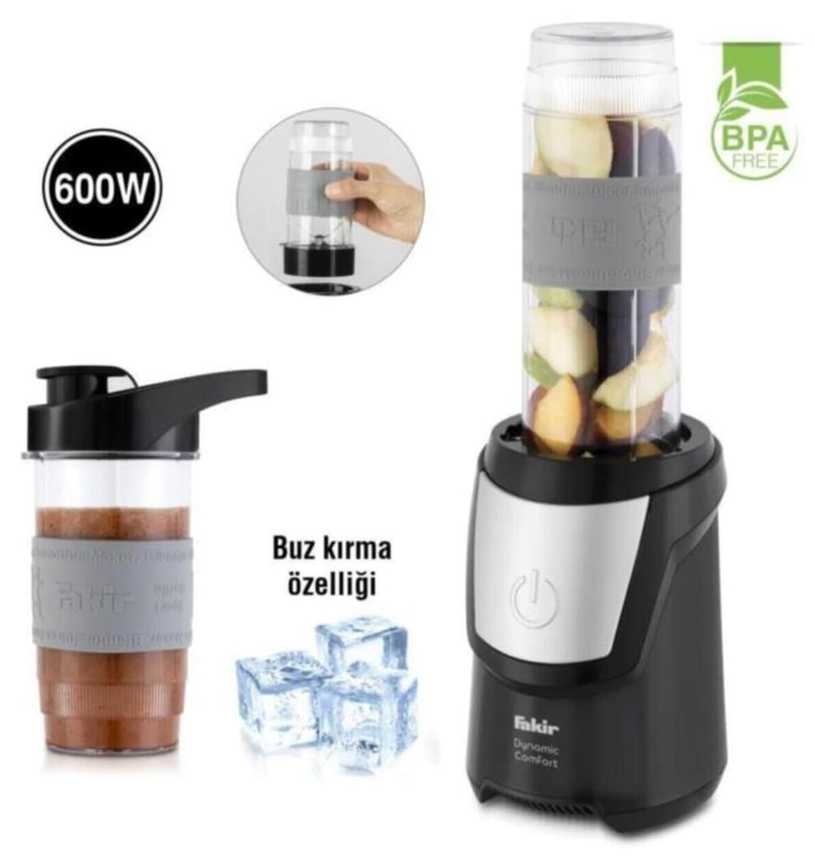 مخلوط کن شخصی Fakir Dynamic Comfort مشکی مخلوط کن شخصی Fakir Dynamic Comfort مشکی