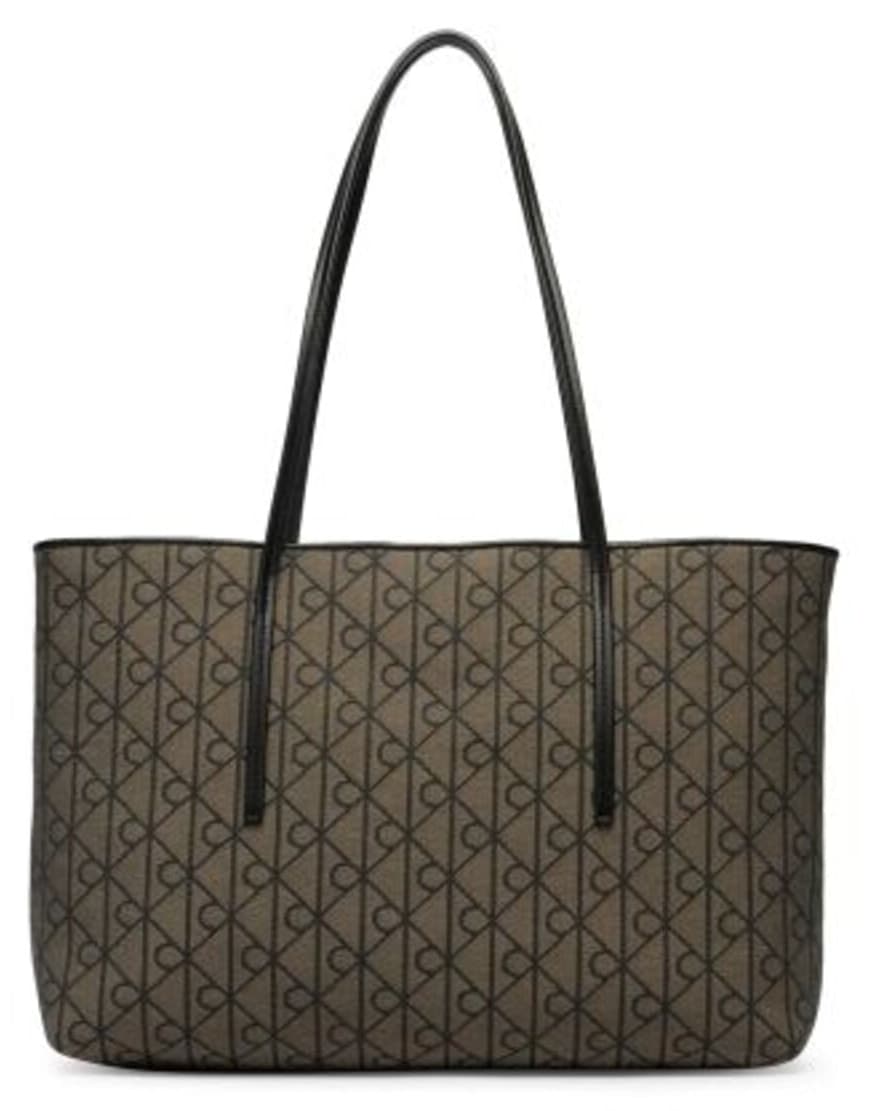 کیف توت زنانه Calvin Klein آنتراسیت AOP JACQUARD مدل EMBLEM کیف توت زنانه Calvin Klein آنتراسیت AOP JACQUARD مدل EMBLEM