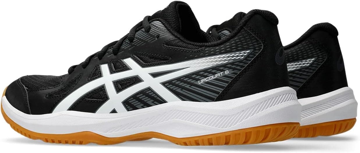کفش والیبال یونیسکس ASICS Upcourt 6 مشکی مدل 1071A104-001 کفش والیبال یونیسکس ASICS Upcourt 6 مشکی مدل 1071A104-001