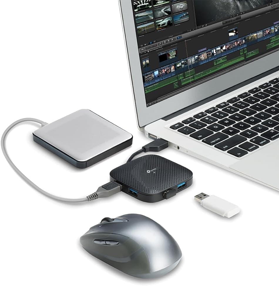 هاب USB 3.0 چهارپورته TP-Link با سرعت انتقال 5Gbps مدل UH400 هاب USB 3.0 چهارپورته TP-Link با سرعت انتقال 5Gbps مدل UH400