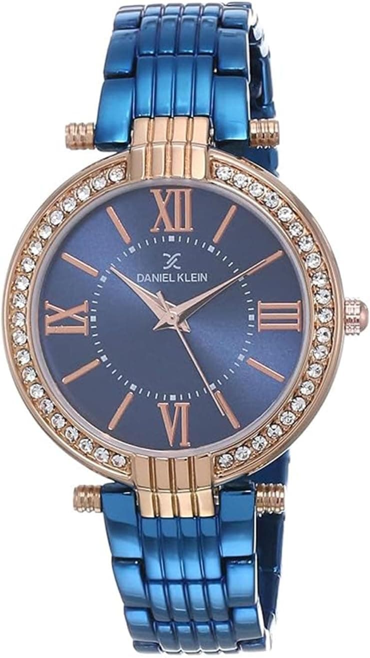 ساعت زنانه Daniel Klein آنالوگ صفحه آبی مدل DK11138-3 ساعت زنانه Daniel Klein آنالوگ صفحه آبی مدل DK11138-3