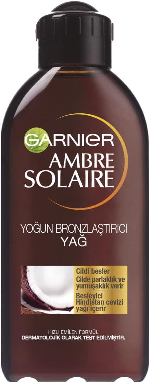 روغن برنزهکننده Garnier Ambre Solaire İdeal Bronzluk 200 ml روغن برنزهکننده Garnier Ambre Solaire İdeal Bronzluk 200 ml