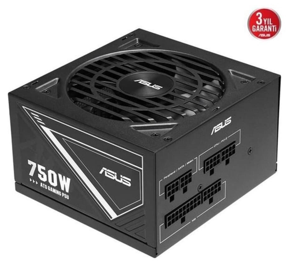 منبع تغذیه ASUS گیمینگ 750 وات با استاندارد 80+ Gold منبع تغذیه ASUS گیمینگ 750 وات با استاندارد 80+ Gold