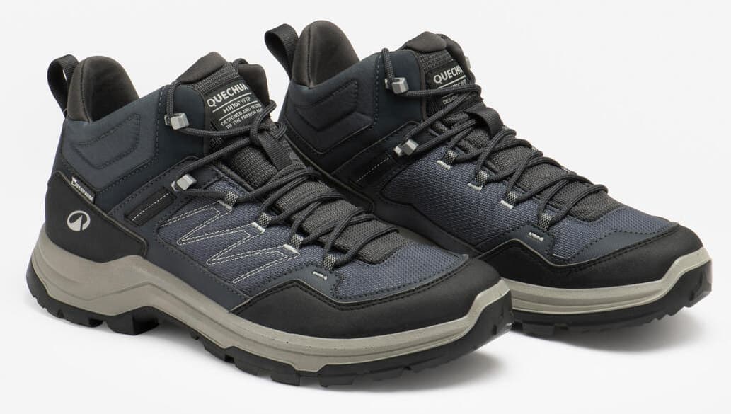 بوت مردانه Decathlon Quechua اوتدور خاکستری مدل MH100 بوت مردانه Decathlon Quechua اوتدور خاکستری مدل MH100