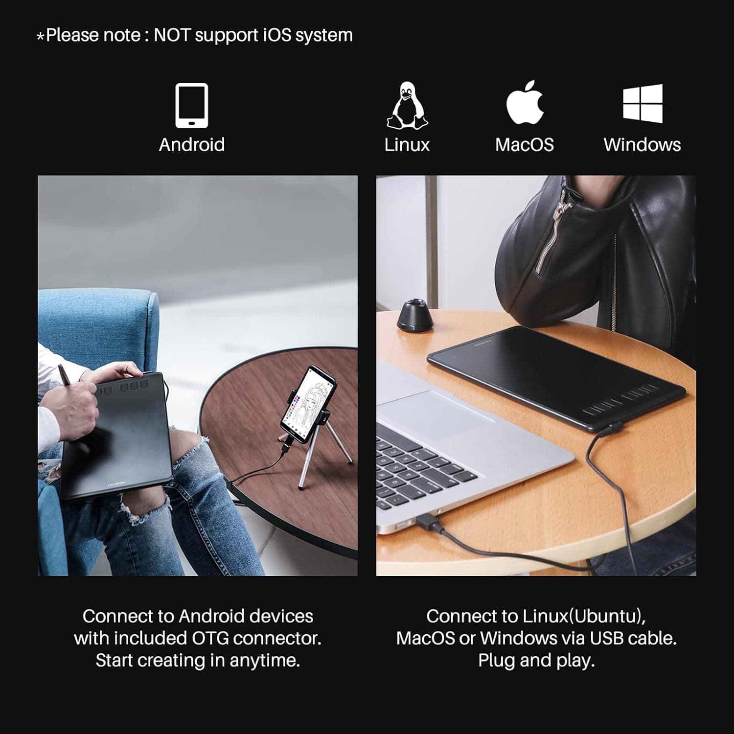 تبلت گرافیکی Huion مدل Inspiroy H640P تبلت گرافیکی Huion مدل Inspiroy H640P