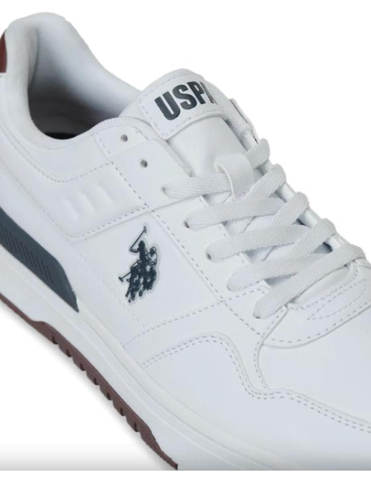 کفش ورزشی مردانه U.S. Polo Assn. سفید آناتومیک راحتی مدل JADES 6PR کفش ورزشی مردانه U.S. Polo Assn. سفید آناتومیک راحتی مدل JADES 6PR