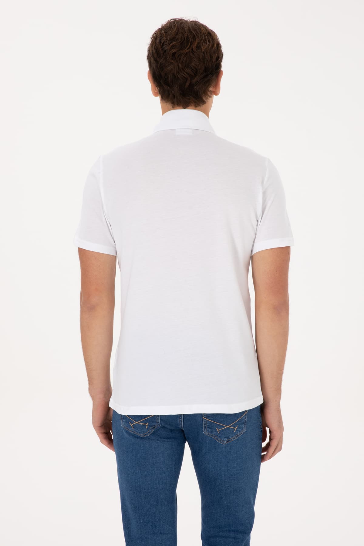 تیشرت مردانه U.S. Polo Assn. فیت معمولی یقه پولو سفید مدل 50324803-VR013 تیشرت مردانه U.S. Polo Assn. فیت معمولی یقه پولو سفید مدل 50324803-VR013