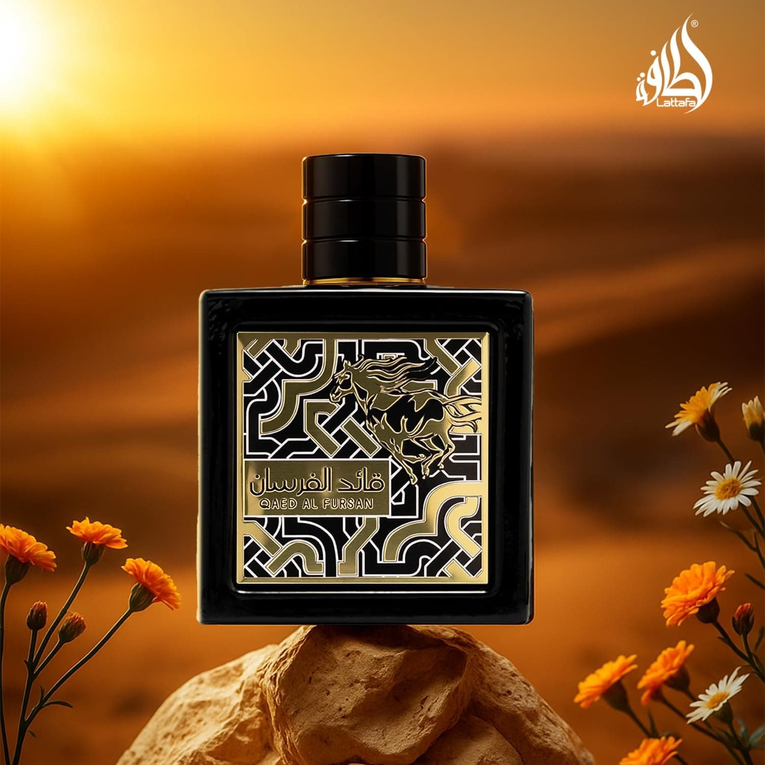 ادوپرفیوم Lattafa Qaed Al Fursan حجم 90ml ادوپرفیوم Lattafa Qaed Al Fursan حجم 90ml