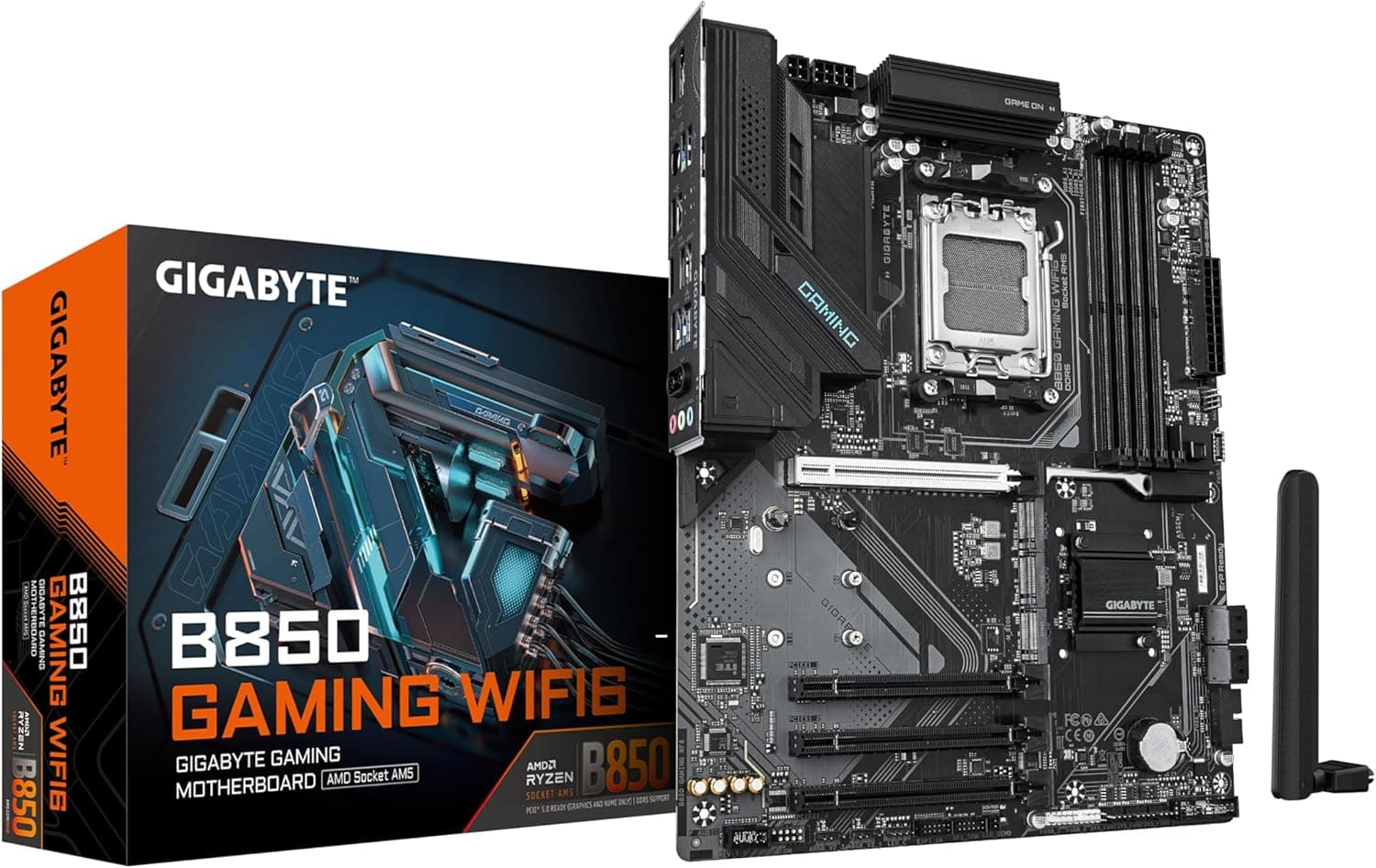 مادربرد GIGABYTE سوکت AMD AM5 فرم فاکتور ATX چیپست B850 مدل EAGLE WF7 ICE مادربرد GIGABYTE سوکت AMD AM5 فرم فاکتور ATX چیپست B850 مدل EAGLE WF7 ICE