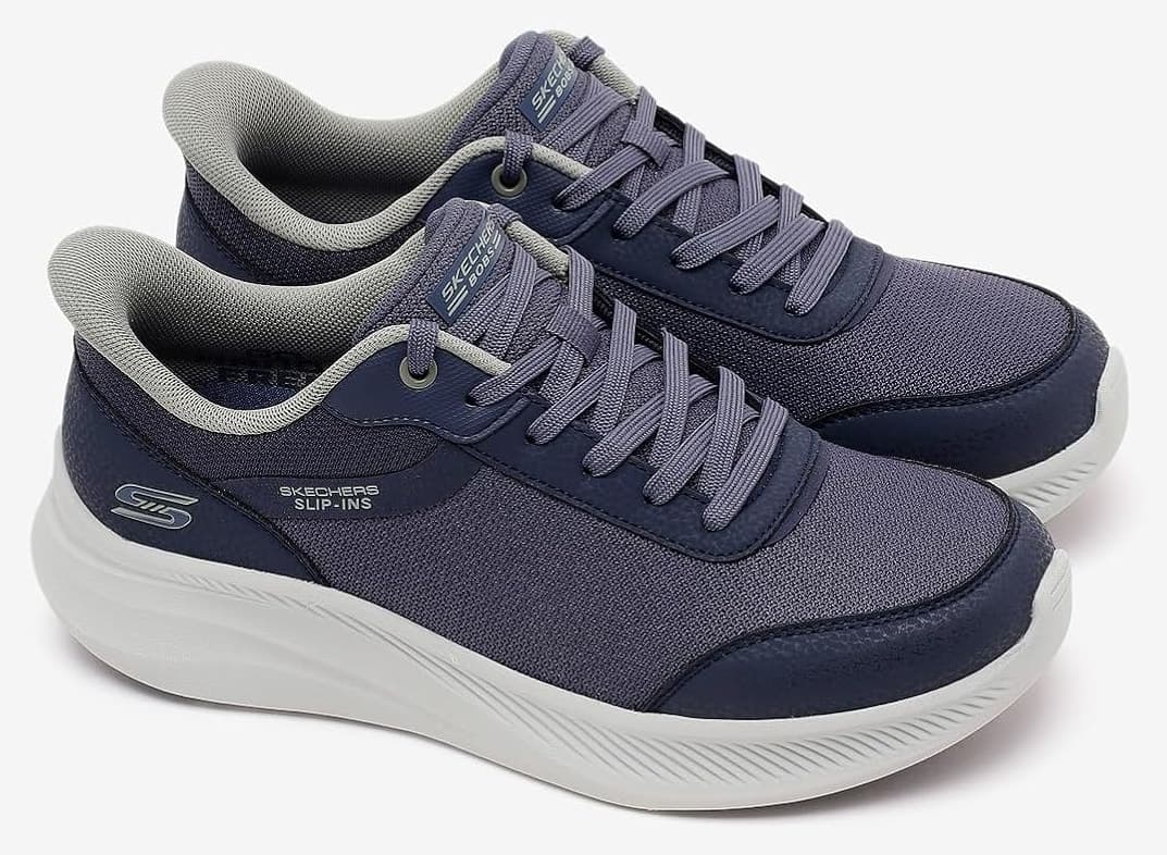 کفش اسپرت مردانه Skechers سرمهای Bobs Moda Flex مدل 118158Tk کفش اسپرت مردانه Skechers سرمهای Bobs Moda Flex مدل 118158Tk