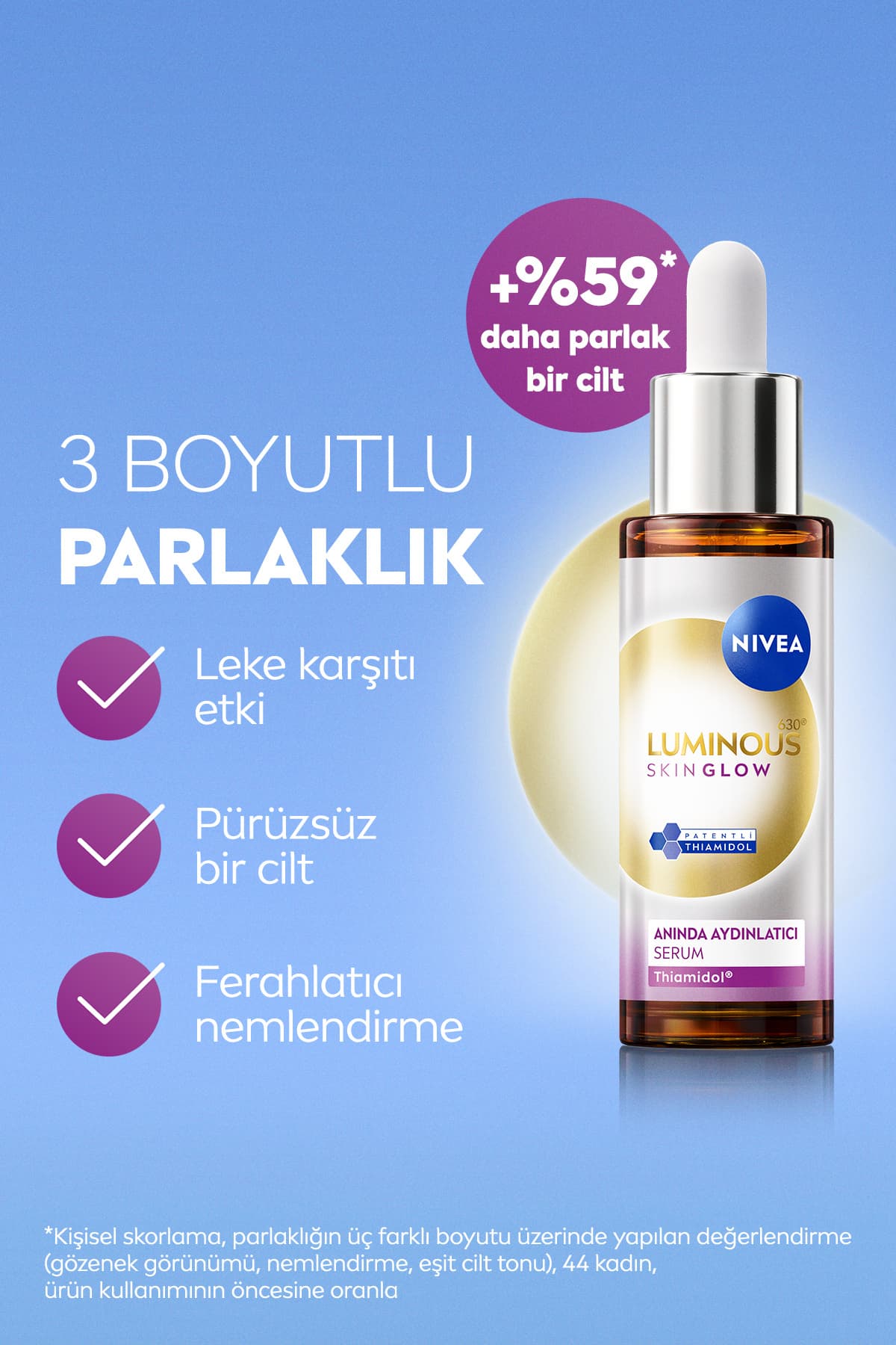 ست جهیزیه NIVEA شامل کرم روز صورت ضدلک SPF50 Luminous630، سرم روشنکننده و تونر Skin Glow ست جهیزیه NIVEA شامل کرم روز صورت ضدلک SPF50 Luminous630، سرم روشنکننده و تونر Skin Glow
