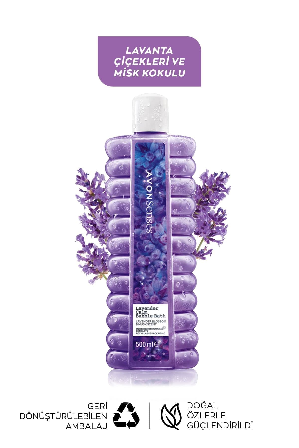 ست سهتایی کف حمام معطر Avon Senses Lavender Calm با رایحه اسطوخودوس 500 ml ست سهتایی کف حمام معطر Avon Senses Lavender Calm با رایحه اسطوخودوس 500 ml