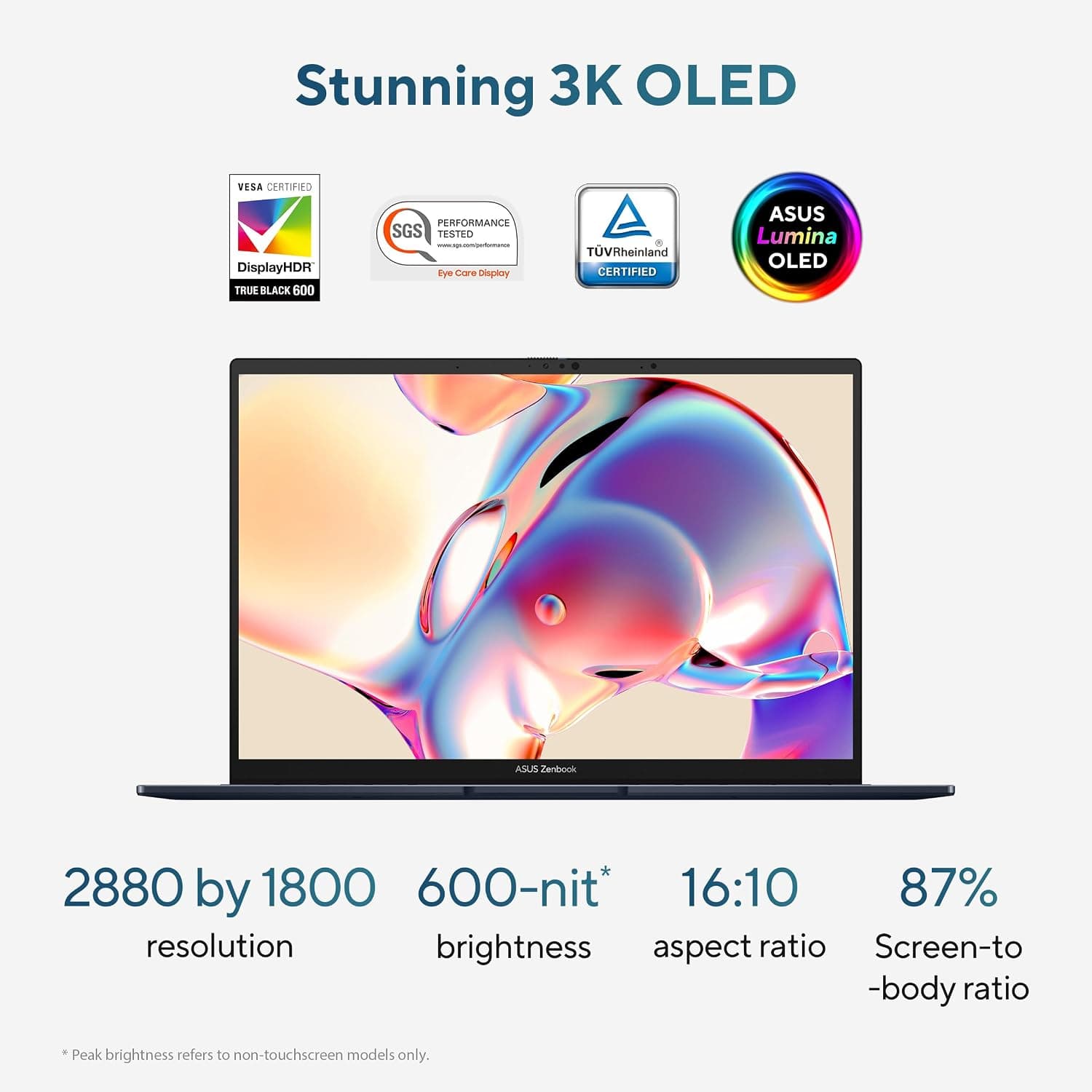 لپتاپ ASUS Zenbook 14 OLED مدل UX3405CA-SU1650W آبی لپتاپ ASUS Zenbook 14 OLED مدل UX3405CA-SU1650W آبی