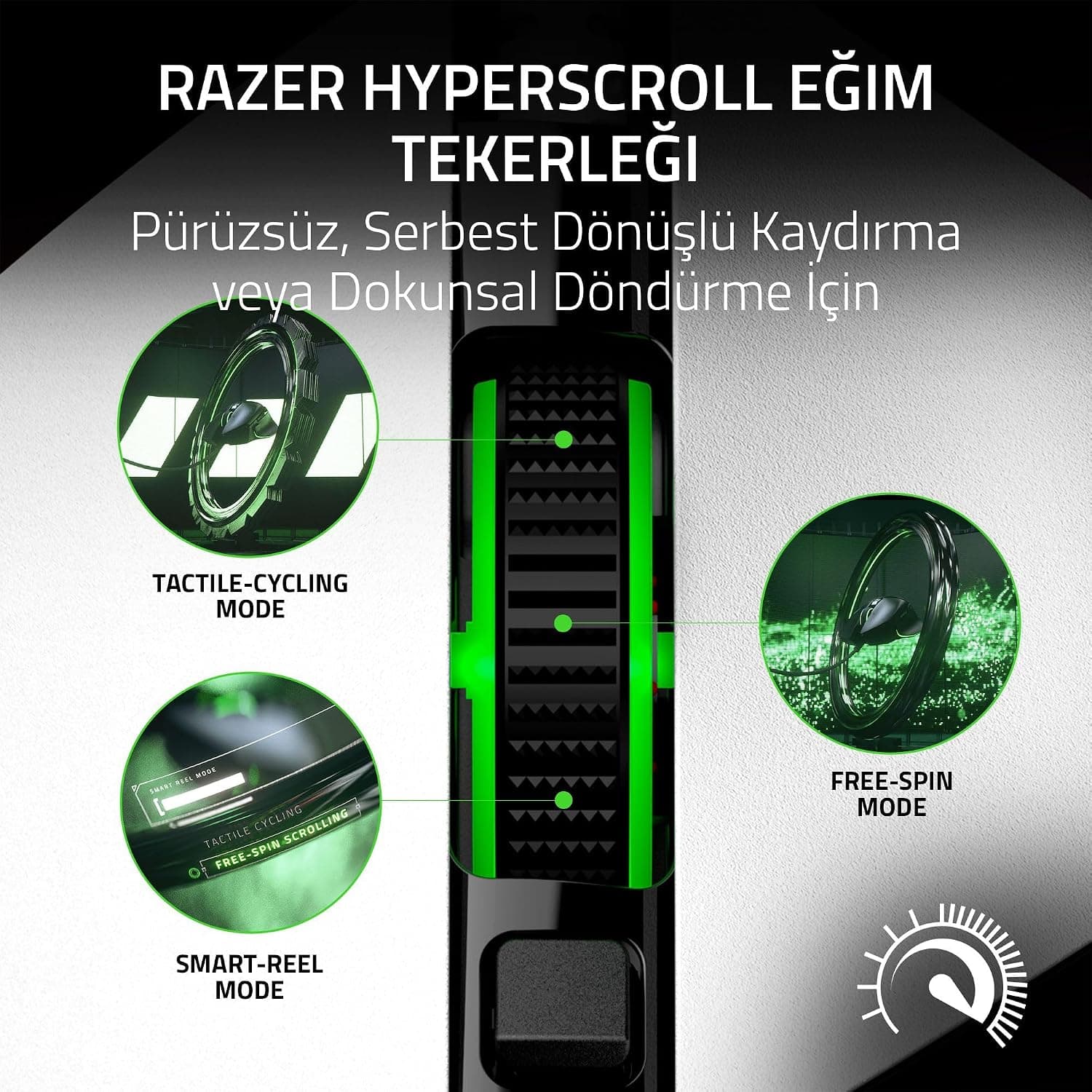 ماوس گیمینگ سیمی Razer Basilisk V3 سفید با سنسور 26K DPI و 11 دکمه قابل برنامهریزی ماوس گیمینگ سیمی Razer Basilisk V3 سفید با سنسور 26K DPI و 11 دکمه قابل برنامهریزی