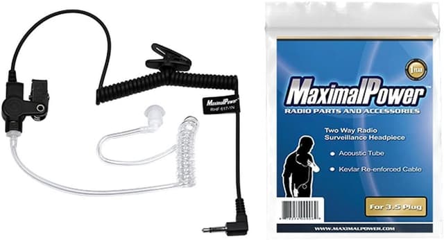 هدفون مانیتورینگ MaximalPower فقط دریافت، جک 3.5 mm برای بیسیم دوطرفه و میکروفون بلندگوی بیسیم هدفون مانیتورینگ MaximalPower فقط دریافت، جک 3.5 mm برای بیسیم دوطرفه و میکروفون بلندگوی بیسیم