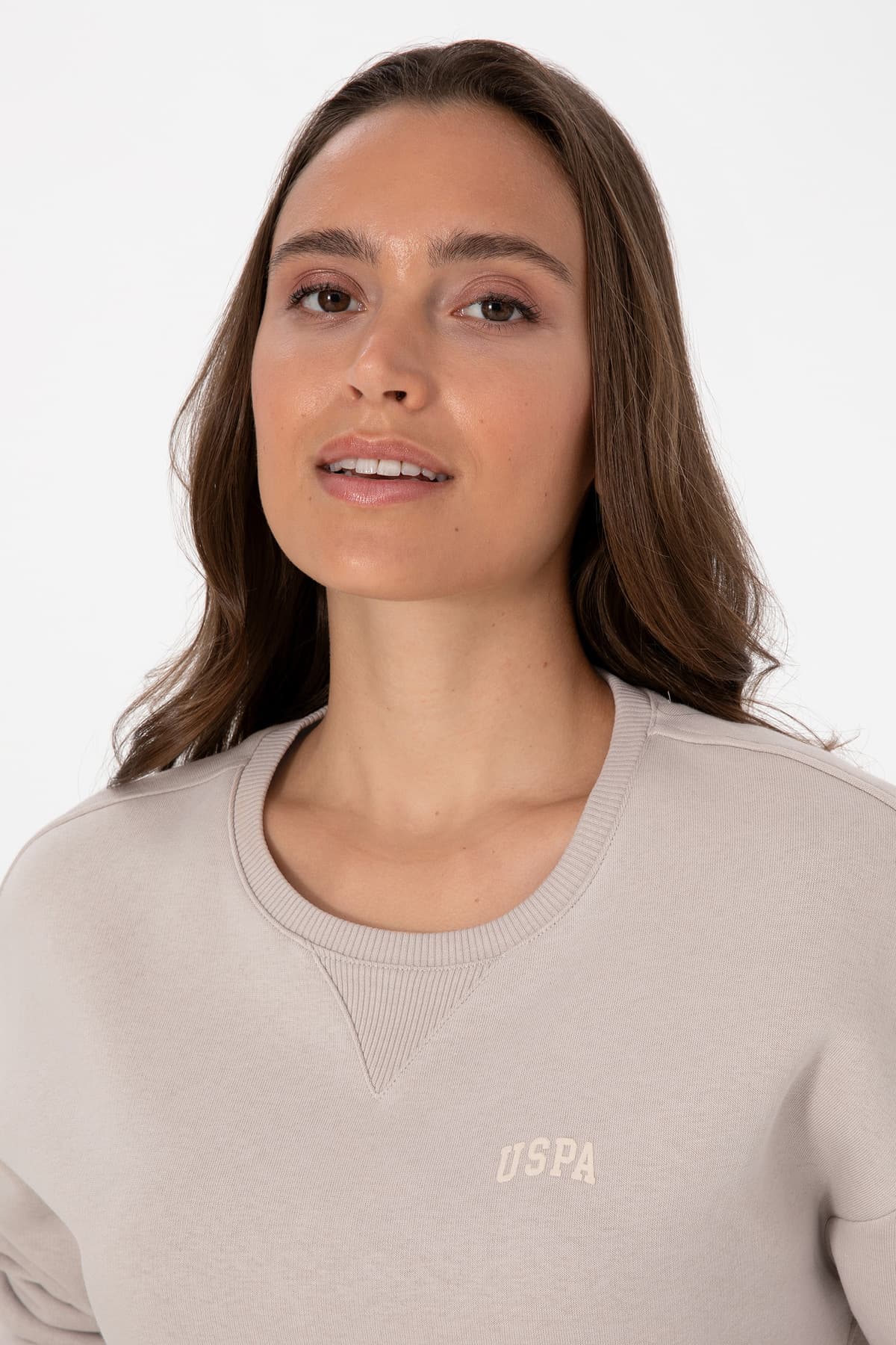 سوئیشرت زنانه U.S. Polo Assn. یقه گرد بیسیک شاردون سنگشور مدل 50313586-VR049 سوئیشرت زنانه U.S. Polo Assn. یقه گرد بیسیک شاردون سنگشور مدل 50313586-VR049
