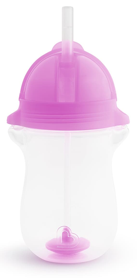 لیوان آموزشی Munchkin با درپوش کلیکشونده و نی 296ml 12 ماه بنفش لیوان آموزشی Munchkin با درپوش کلیکشونده و نی 296ml 12 ماه بنفش