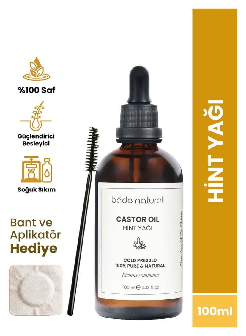 روغن کرچک Bade Natural سرد فشار %100 خالص 100 ml روغن کرچک Bade Natural سرد فشار %100 خالص 100 ml