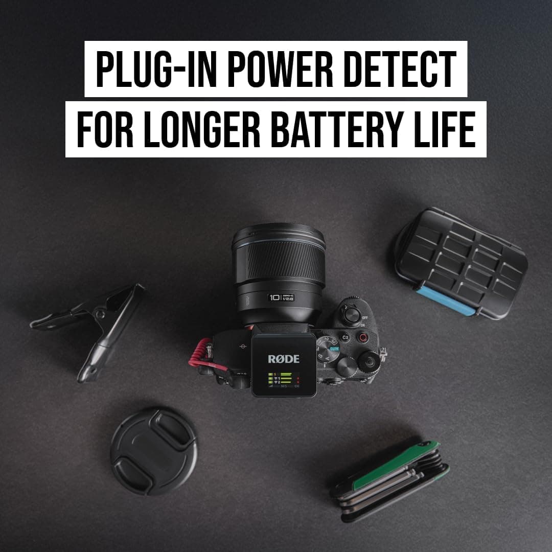 ست میکروفون بیسیم RØDE با دو فرستنده و قابلیت ضبط 32-bit مدل Wireless GO (Gen 3) ست میکروفون بیسیم RØDE با دو فرستنده و قابلیت ضبط 32-bit مدل Wireless GO (Gen 3)