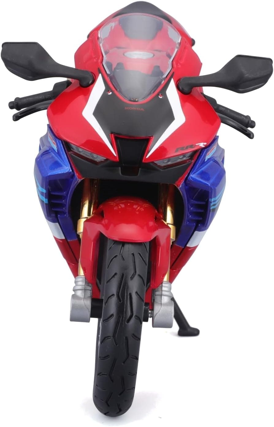 ماکت موتورسیکلت Maisto Honda CBR 1000RR-R Fireblade مقیاس 1:12 با سیستم تعلیق و جک بغل تاشو قرمز/آبی 17 cm مدل 5-20099 ماکت موتورسیکلت Maisto Honda CBR 1000RR-R Fireblade مقیاس 1:12 با سیستم تعلیق و جک بغل تاشو قرمز/آبی 17 cm مدل 5-20099